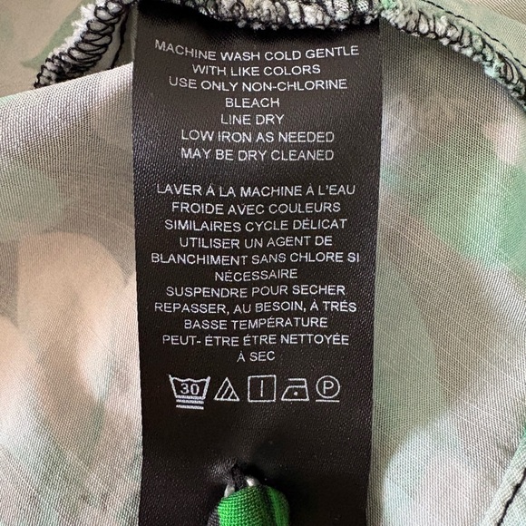 Anthropologie Floral Green Midi Dress with Sweetheart Neckline - Picture 6 of 10